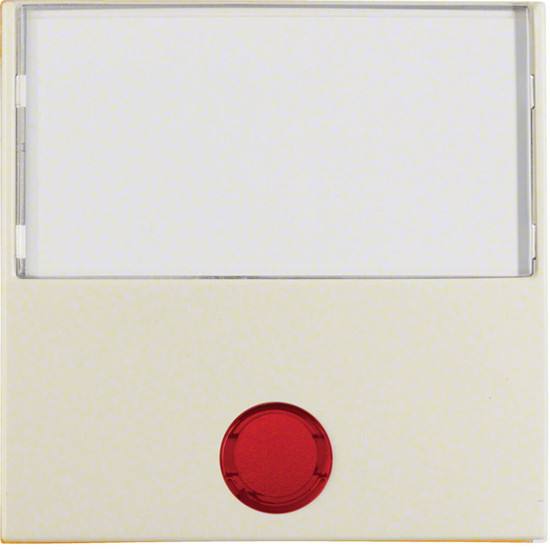 Berker 16968982 Wippe m. großem Beschriftungsfeld u. 5 beilieg. Linsen S.1/B.3/B.7 weiß glänz.