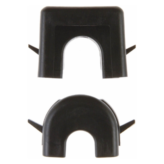 Berker 181305 Leitungs- und Kanaleinführung. Aufputz. schwarz