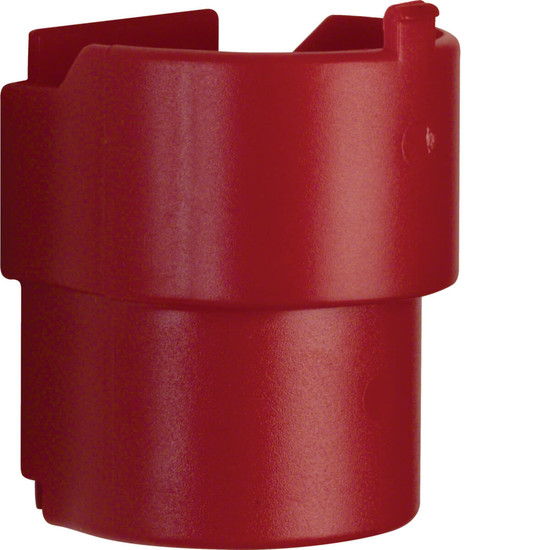 Berker 1887 Abstand-Stutzen 1930/Glas/Palazzo rot