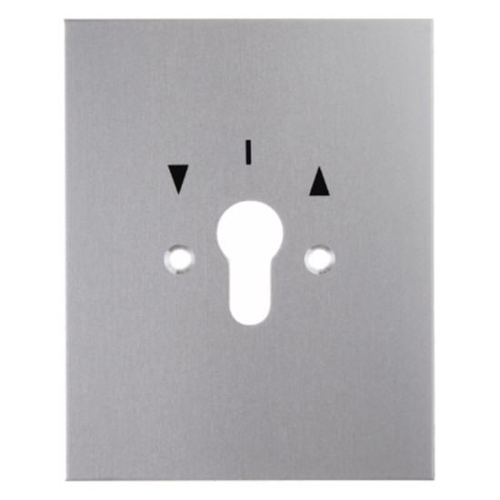 Berker 1903 Metall-Abdeckung mit Aufdruck Druckguss IP44