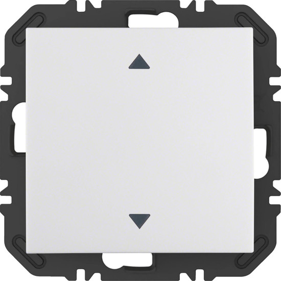 Berker 24118209 Wandsendermodul Enocean mit Wippe m. Aufdruck Symbol Pfeile. S.1. pw matt