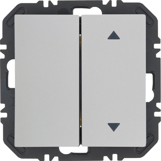 Berker 24128309 Wandsendermodul Enocean mit Wippe 2fach einseitig mit Symbol Pfeile. S.1. pw mt.