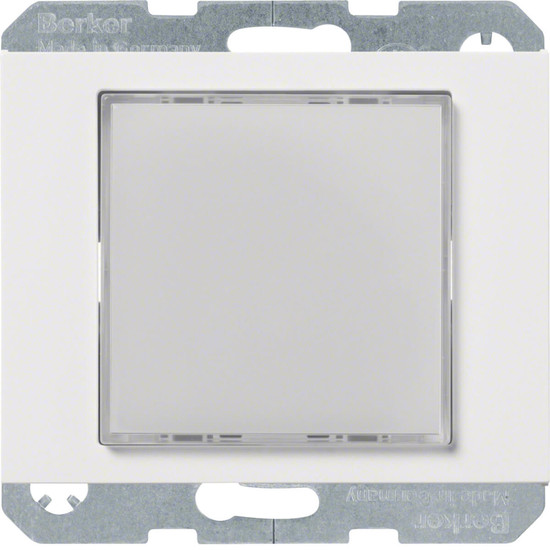 Berker 29527009 LED-Signallicht. rote/grüne Beleuchtung K.1 polarweiß. glänzend