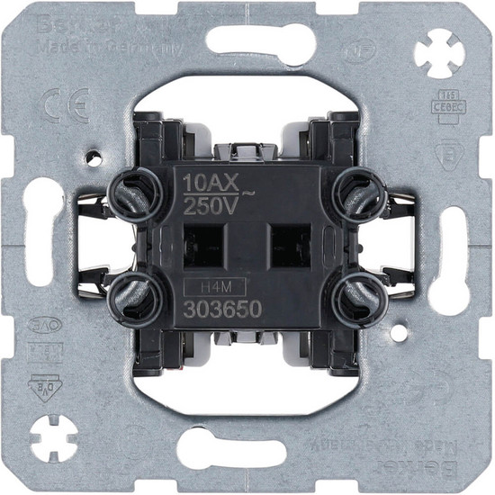 Berker 303650 Wechselschalter für Hohlwandmontage. Modul-Einsätze