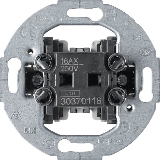 Berker 30370116 Kreuzschalter 16 AX. Tragring rund