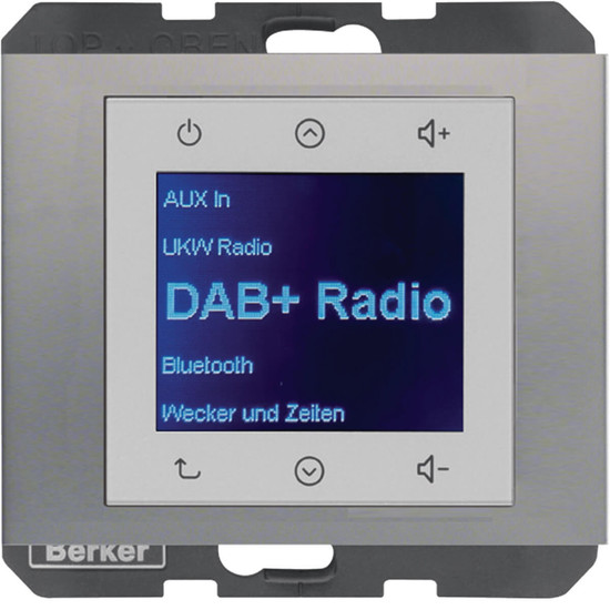 Berker 30847004 Radio Touch UP DAB+. Bluetooth K.x edelstahl
