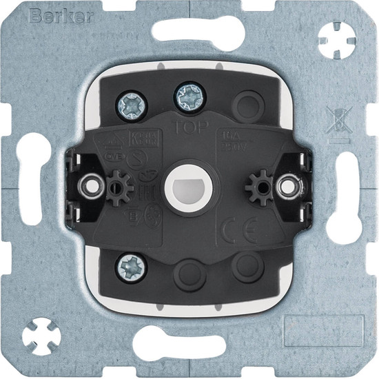 Berker 385103 Jalousie-Schalter 1-polig für Zentralstück mit Schloss. Jalousiesteuerung