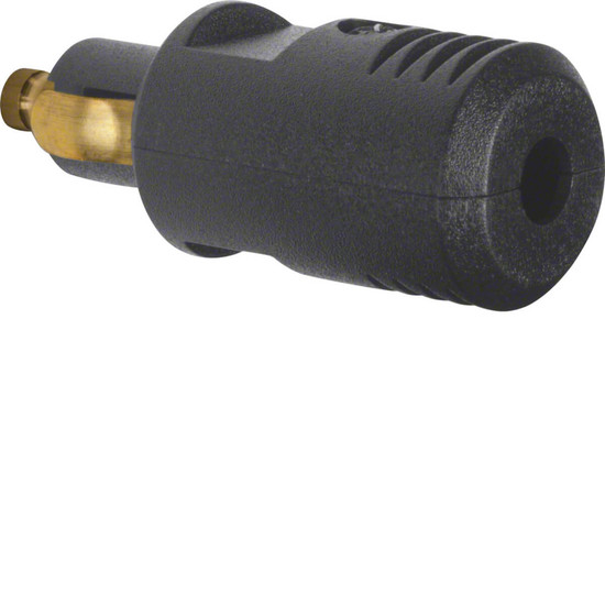 Berker 4637 Stecker 12 V. Integro Modul-Einsätze. schwarz matt