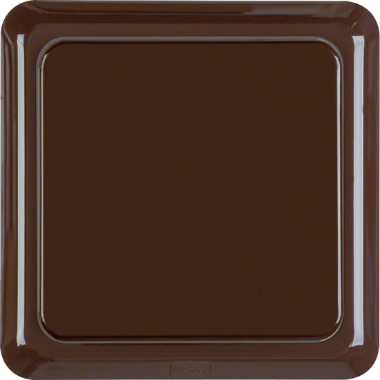 Berker 471801 Steckdose Schuko mit Klappdeckel und Rahmen wg Up IP44 braun. glänzend