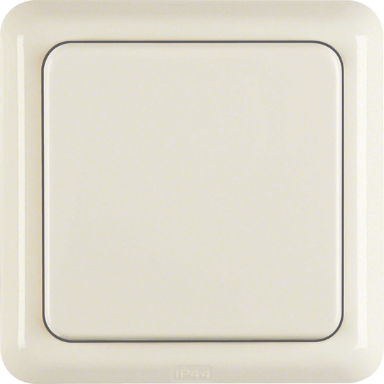 Berker 4718 Steckdose Schuko mit Klappdeckel und Rahmen wg Up IP44 weiß glänzend