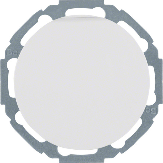 Berker 47442089 Steckdose Schuko mit Klappdeckel u. erh.BS R.1/R.3/R.Classic polarweiß. glänzend