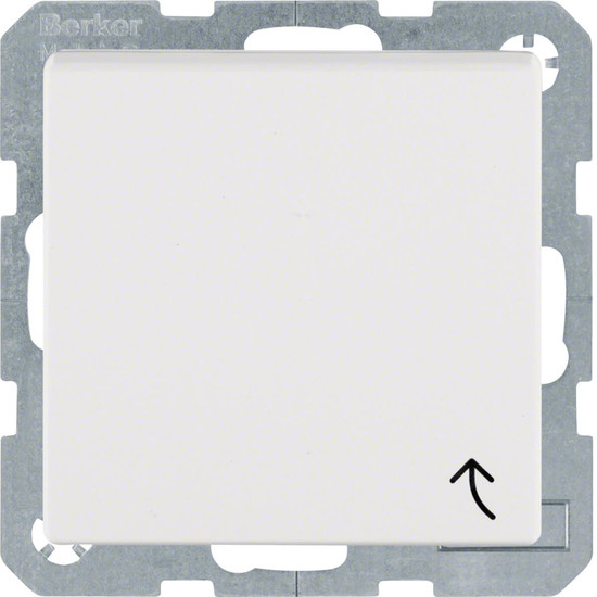 Berker 47511909 Steckdose Schuko mit Klappdeckel S.1/B.3/B.7 polarweiß matt