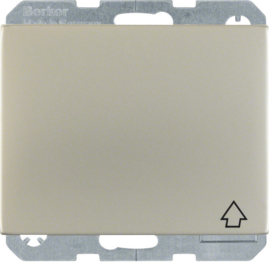 Berker 47517104 Steckdose Schuko mit Klappdeckel u. erh.BS K.5 Edelstahl Rostfrei