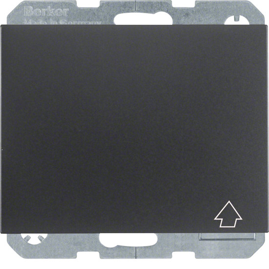 Berker 47517106 Steckdose Schuko m. Klappdeckel u. erhöhtem Berührungsschutz K.1 anthrazit. matt