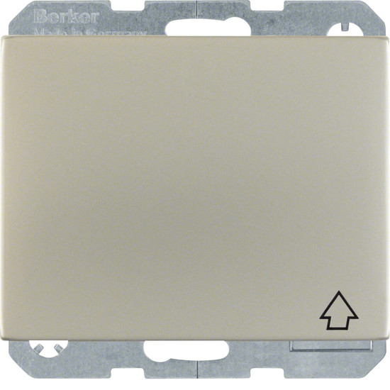 Berker 47517204 Steckdose Schuko mit selbstschl. Klappdeckel u. erh.BS K.5 Edelstahl Rostfrei