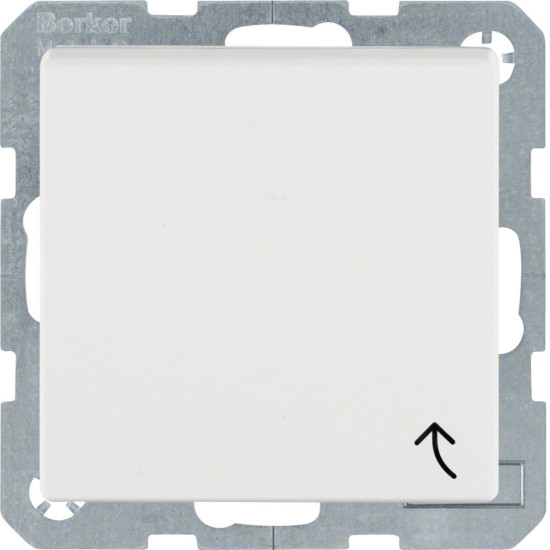 Berker 47521909 Steckdose Schuko mit Klappdeckel S.1 IP44 polarweiß matt