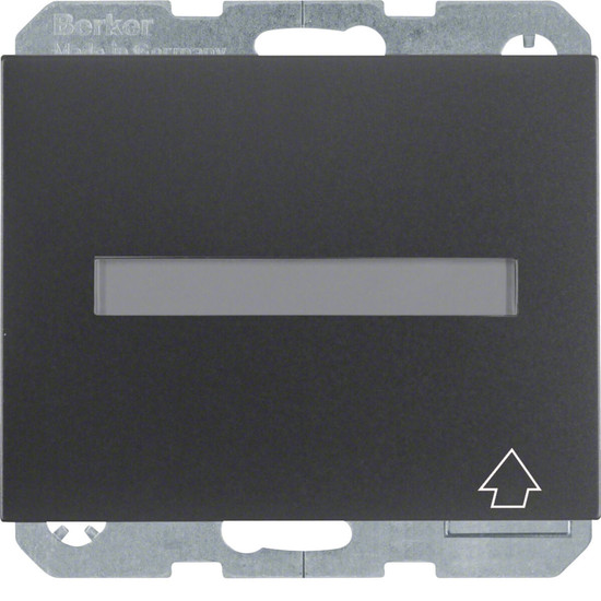 Berker 47527206 Steckdose Schuko mit Klappdeckel. BSF u. erh.BS K.1 anthrazit. matt