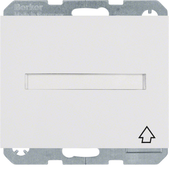 Berker 47527209 Steckdose Schuko mit Klappdeckel. BSF u. erh.BS K.1 polarweiß glänzend