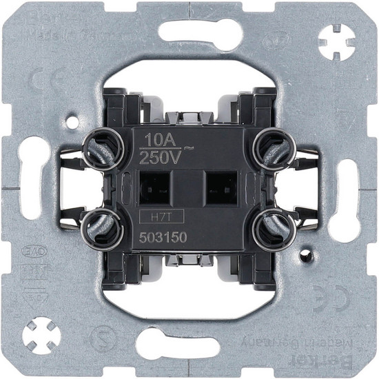 Berker 503150 Taster. Schließer für Hohlwandmontage. Modul-Einsätze