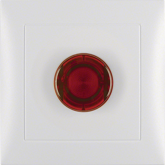 Berker 51019909 Stiegenhaustaster E10 komplett S.1/B.3/B.7 polarweiß. matt