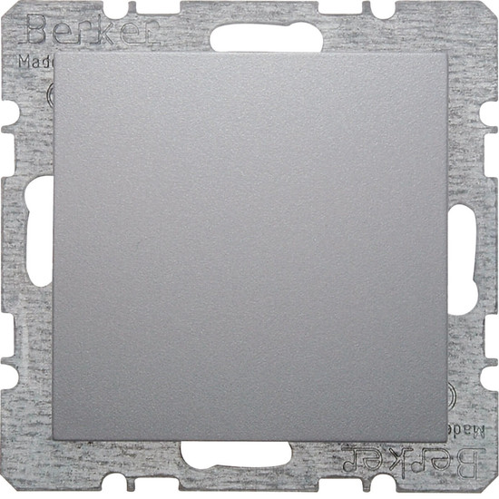 Berker 6710091404 Blindverschluss mit Zentralstück B.7 alu. matt