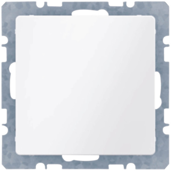 Berker 6710096089 Blindverschluss mit Zentralstück Q.x polarweiß. samt