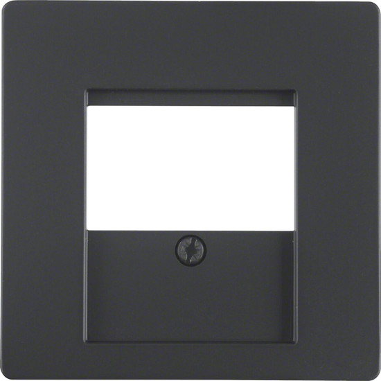 Berker 6810336086 Zentralstück für TDO-Steckdose Q.x anthrazit. samt