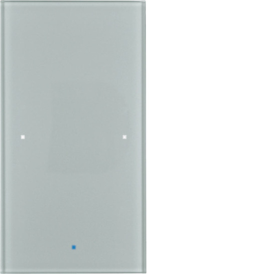 Berker 75141034 Glas-Sensor 1fach Komfort TS Sensor. alu