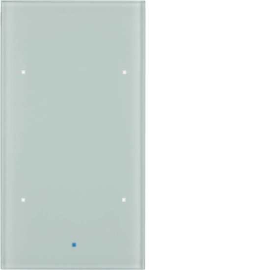 Berker 75142830 Glas-Sensor 2fach Komfort TS Sensor. polarweiß