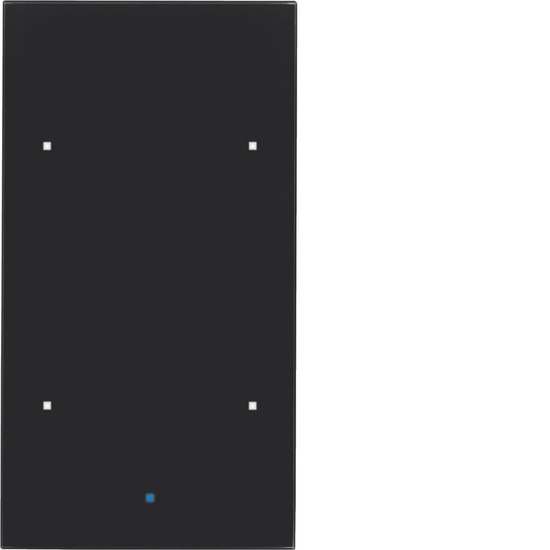 Berker 75142835 Glas-Sensor 2fach Komfort TS Sensor. schwarz