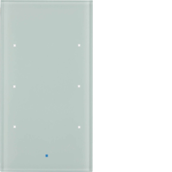 Berker 75143830 Glas-Sensor 3fach Komfort TS Sensor. polarweiß