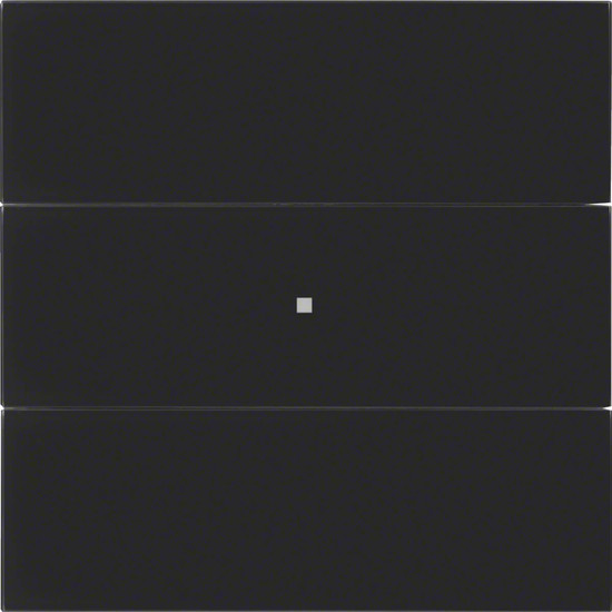 Berker 75163092 Tastsensor 3fach B.IQ Glas. schwarz