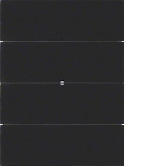 Berker 75164092 Tastsensor 4fach B.IQ Glas. schwarz