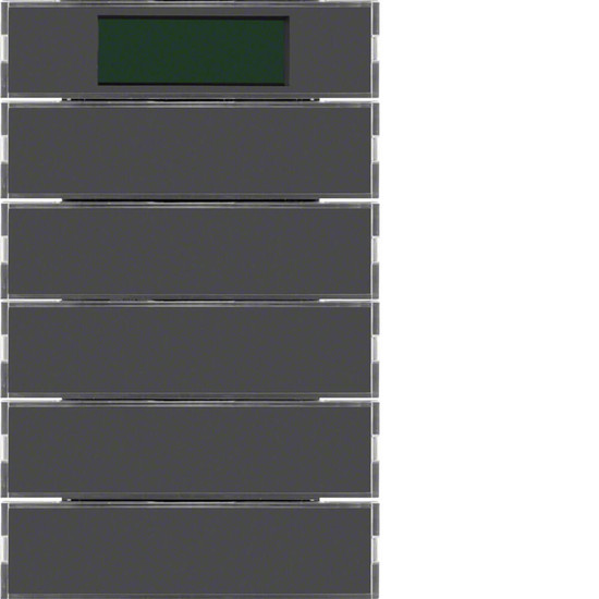 Berker 75665775 Tastsensor 5fach mit RTR. Display K.1 anthrazit