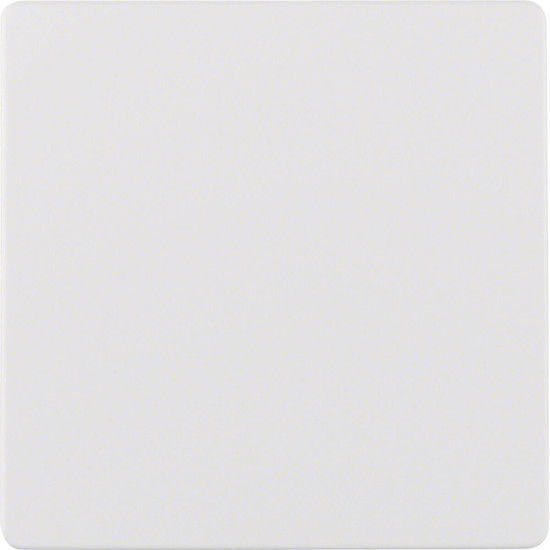 Berker 75940489 Zentralplatte für Sensoreinsatz S.1/B.3/B.7 polarweiß. matt/samt