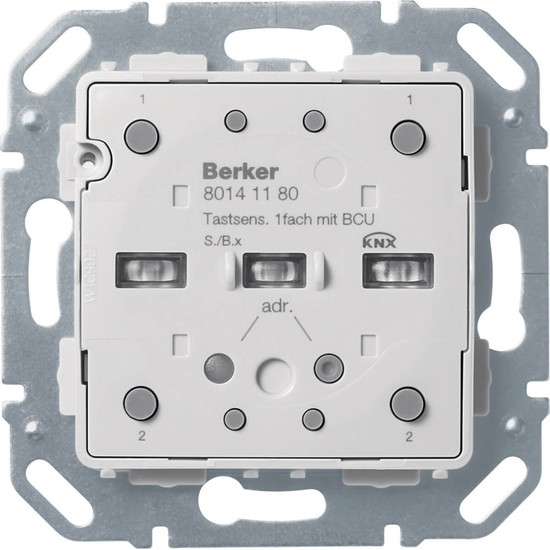 Berker 80141180 Tastsensor-Modul 1fach mit integriertem Busankoppler KNX S.1/B.x