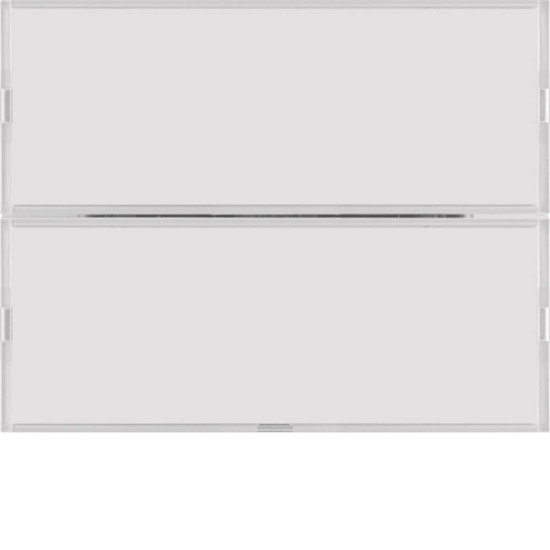 Berker 80162770 Tastsensor 2fach Komfort mit Beschriftungsfeld KNX K.1 polarweiß glänzend