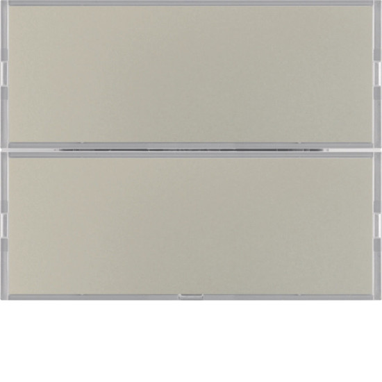 Berker 80162773 Tastsensor 2fach Komfort mit Beschriftungsfeld KNX K.5 edelstahl matt. lackiert