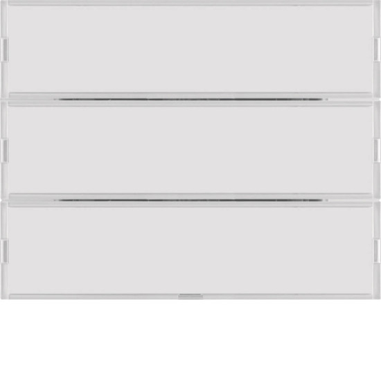 Berker 80163770 Tastsensor 3fach Komfort mit Beschriftungsfeld KNX K.1 polarweiß glänzend
