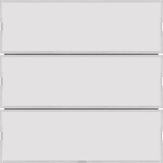 Berker 80163780 Tastsensor 3fach Komfort mit Beschriftungsfeld KNX S.1/B.x weiß/polarweiß