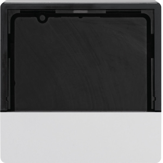 Berker 80960129 Abdeckung für KNX Temperaturregler und Raumcontroller Q.x polarweiß. samt