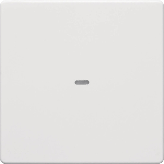 Berker 80960229 Abdeckung für Tastsensor-Modul 1fach mit Linse Q.x polarweiß. samt