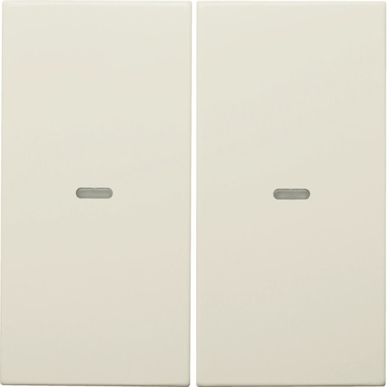 Berker 80960382 Abdeckung für Tastsensor-Modul 2fach mit Linse S.1/B.x weiß. glänzend