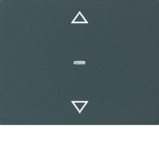 Berker 80961275 Abdeckung für Tastsensor-Modul 1fach mit Pfeil-Symbol K.x anthrazit