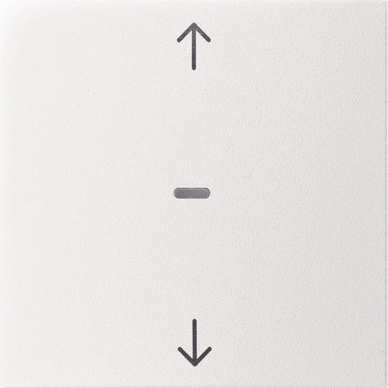 Berker 80961299 Abdeckung für Tastsensor-Modul 1fach mit Pfeil-Symbol S.1/B.x polarweiß matt