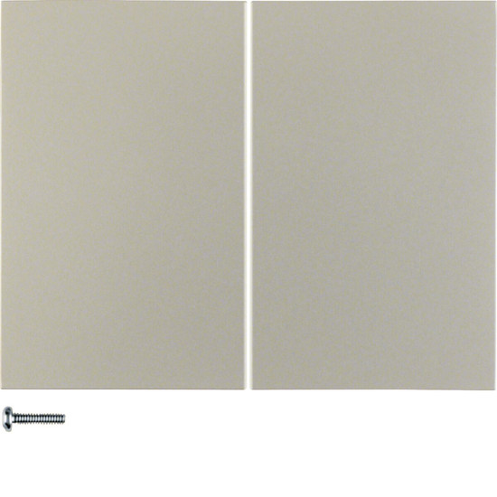 Berker 85142173 Taste 2fach K.5 edelstahl. lackiert