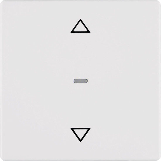 Berker 85241129 Jalousie-Taste Q.x polarweiß. samt