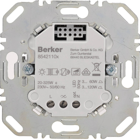 Berker 85421100 Universal Tastdimmer 1fach (R.L. C. LED)