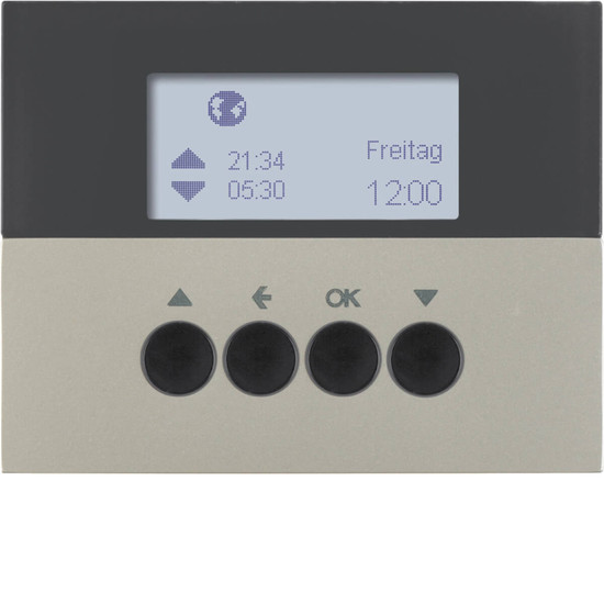 Berker 85741173 Jalousie-Schaltuhr K.5 edelstahl. lackiert