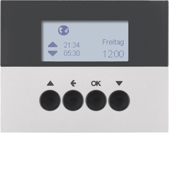 Berker 85741177 Jalousie-Schaltuhr K.5 alu. lackiert